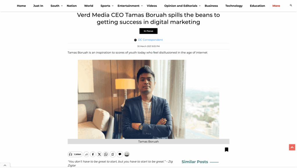 deccan chronicle tamas boruah